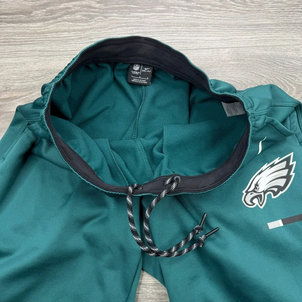 Nike Philadelphia Eagles Sweatpants Men Large Green NFL Football Sideline Swoosh